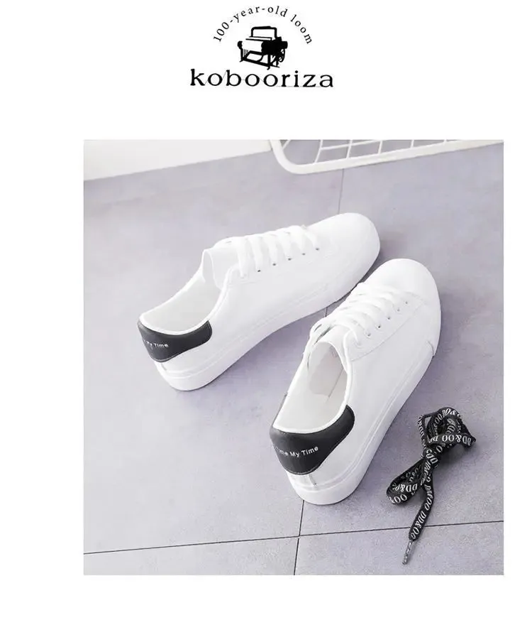 2024 Women Sneakers Fashion Breathble Vulcanized Shoes Pu Leather Platform Shoes White Lace Up Casual Shoes Zapatos Mujer