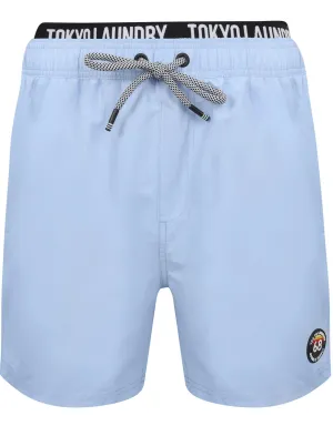 Ailani Swim Shorts with Plush Waistband Insert In Kentucky Blue - Tokyo Laundry