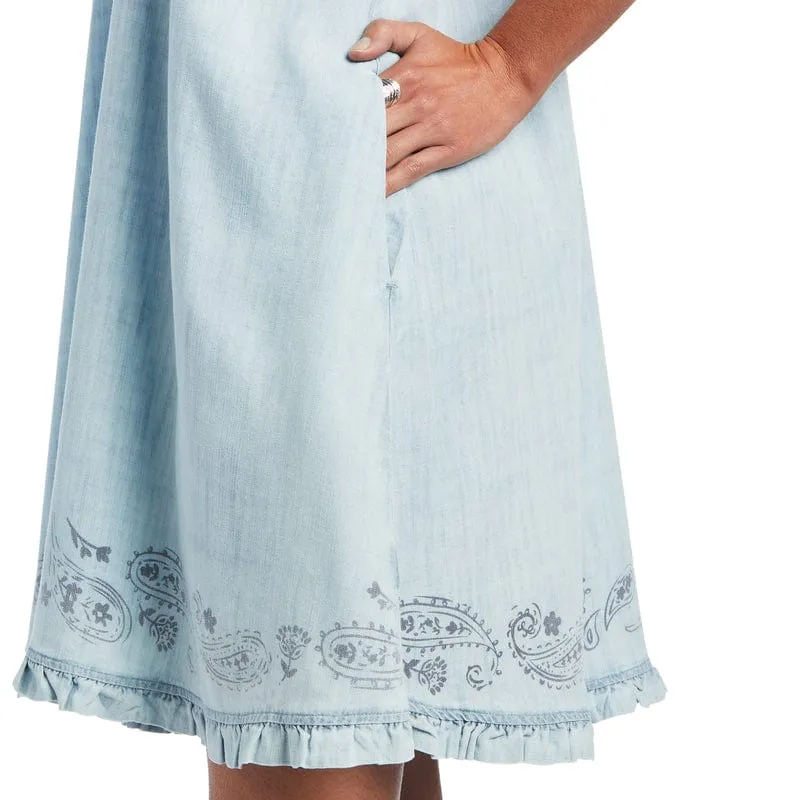 Ariat Women's Western Aloha Light Denim Dress 10040706
