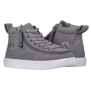 Billy Footwear (Kids) DR Fit - High Top DR Canvas Dark Grey Shoes