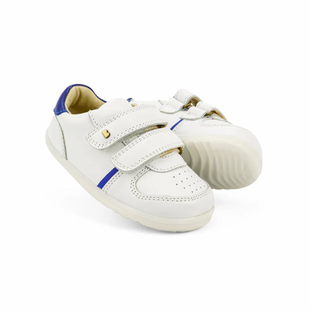 Bobux Step Up Riley White   Blueberry