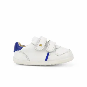 Bobux Step Up Riley White   Blueberry