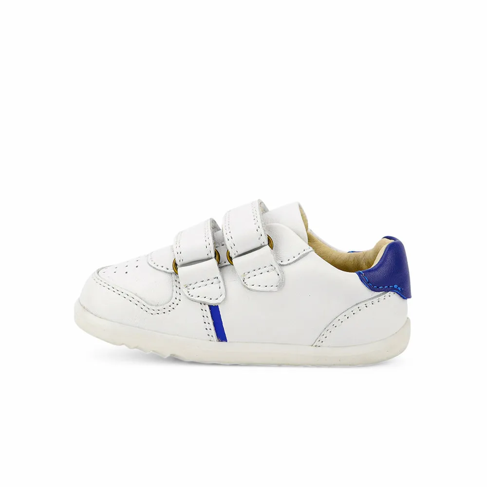 Bobux Step Up Riley White   Blueberry