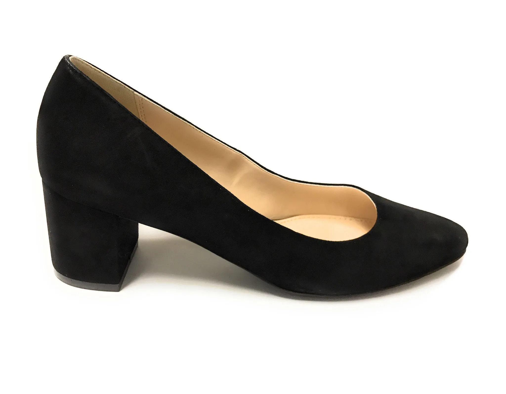 Cole Haan Justine Pump 55MM "Black Suede"