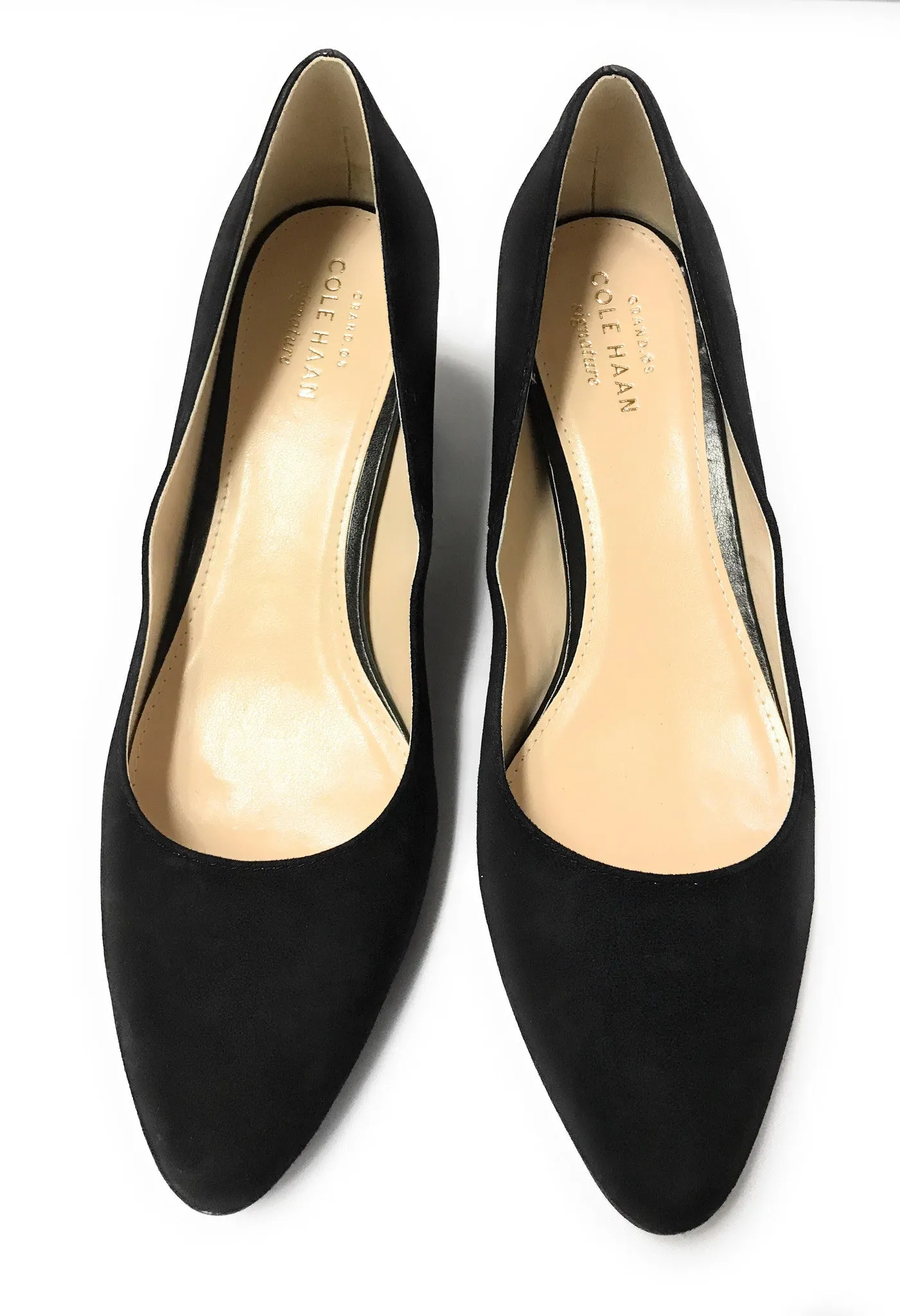 Cole Haan Justine Pump 55MM "Black Suede"