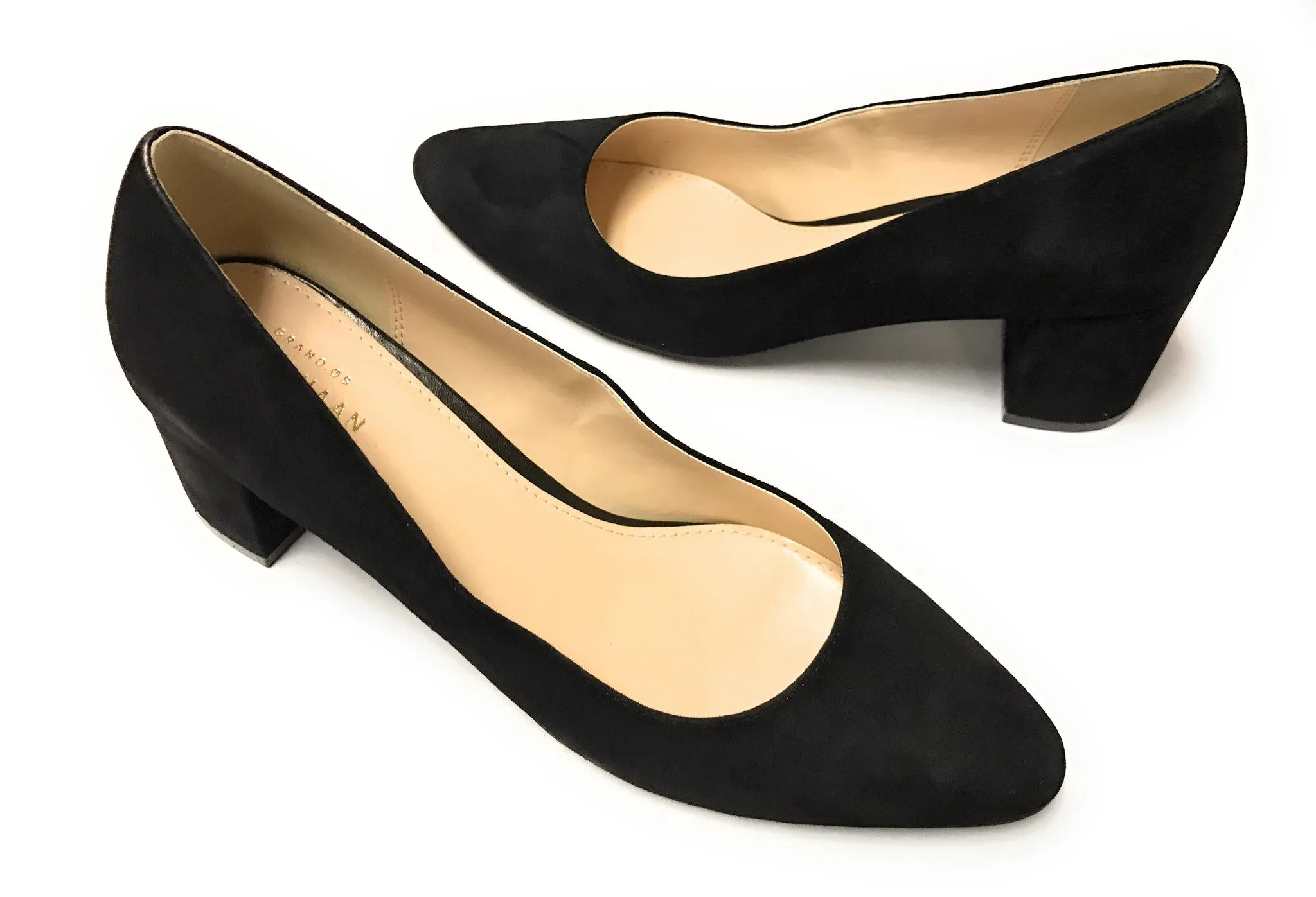 Cole Haan Justine Pump 55MM "Black Suede"