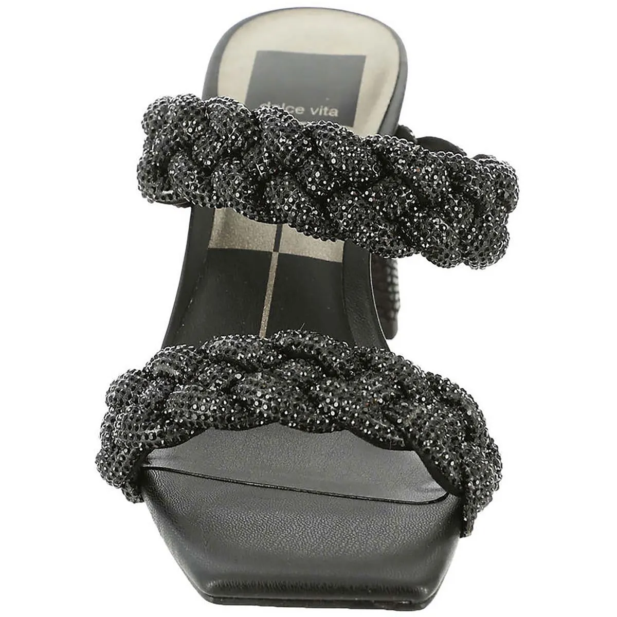 Dolce Vita Paily Women's Braided Faux Leather 2 Strap Dress Sandals