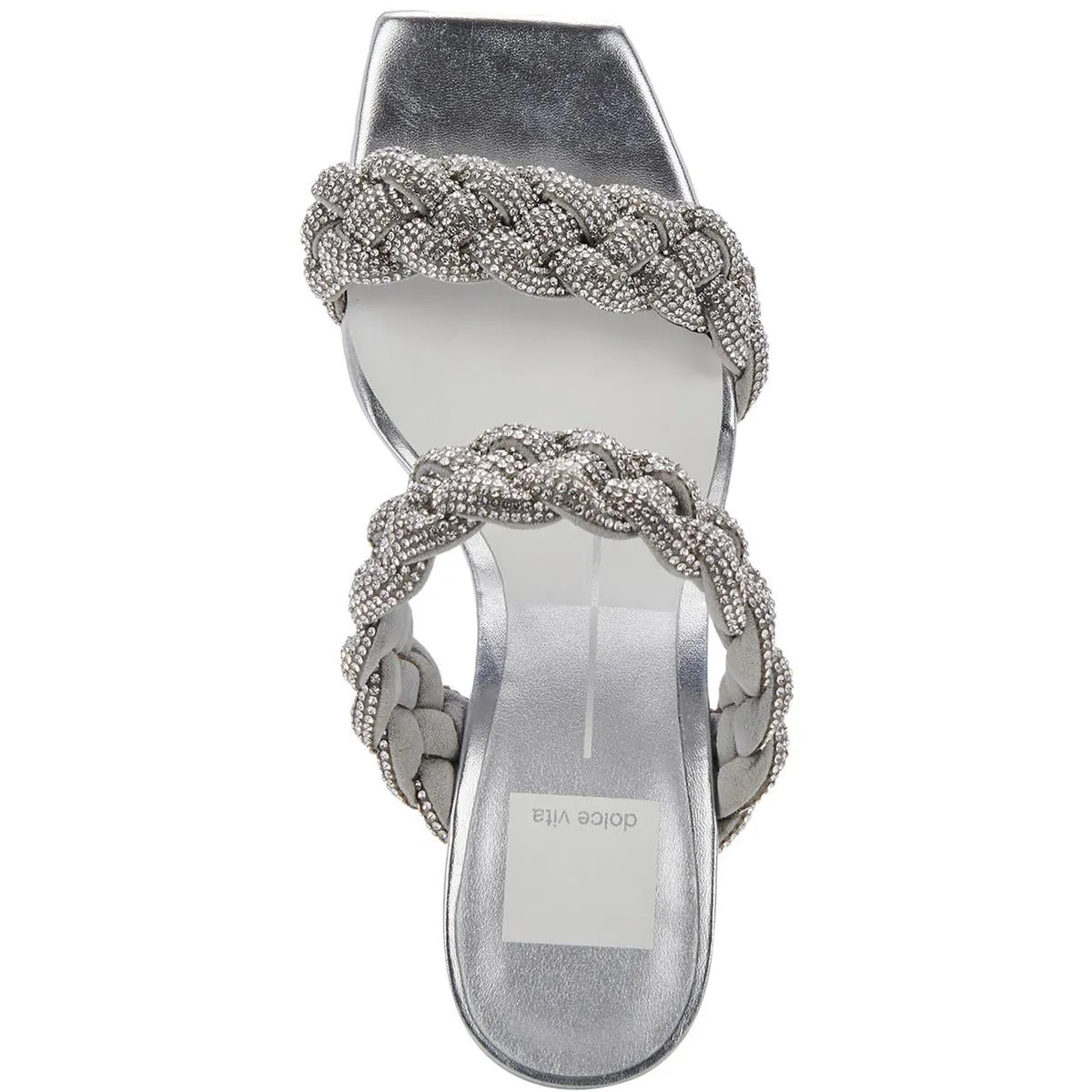 Dolce Vita Paily Women's Braided Faux Leather 2 Strap Dress Sandals