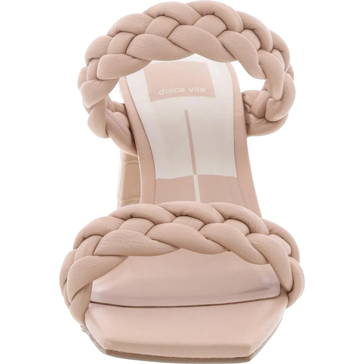 Dolce Vita Paily Women's Braided Faux Leather 2 Strap Dress Sandals