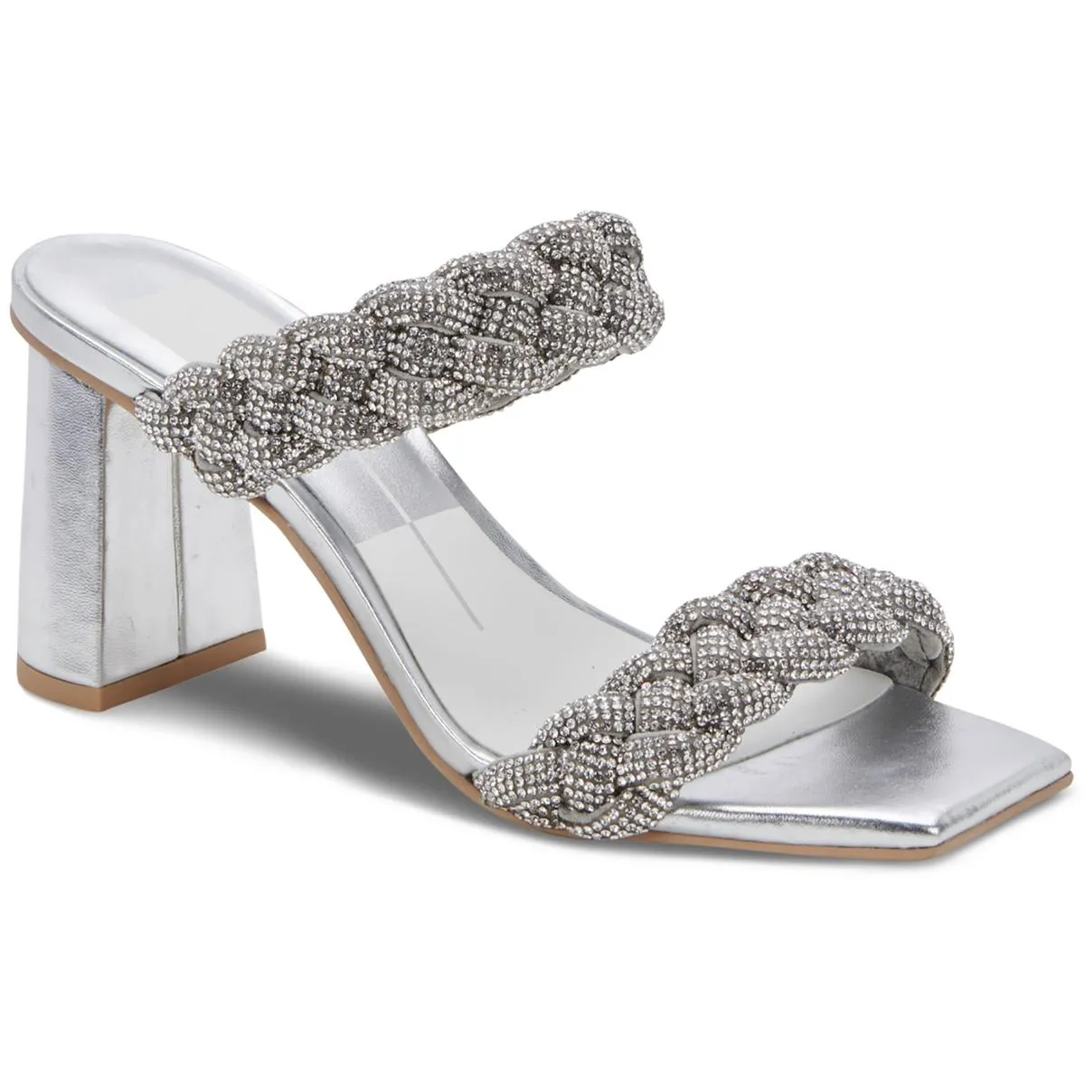 Dolce Vita Paily Women's Braided Faux Leather 2 Strap Dress Sandals