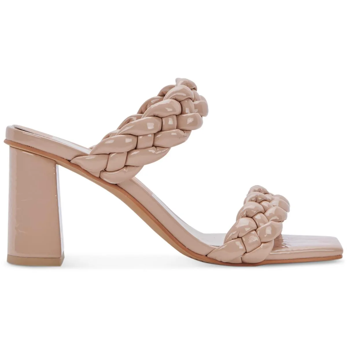 Dolce Vita Paily Women's Braided Faux Leather 2 Strap Dress Sandals