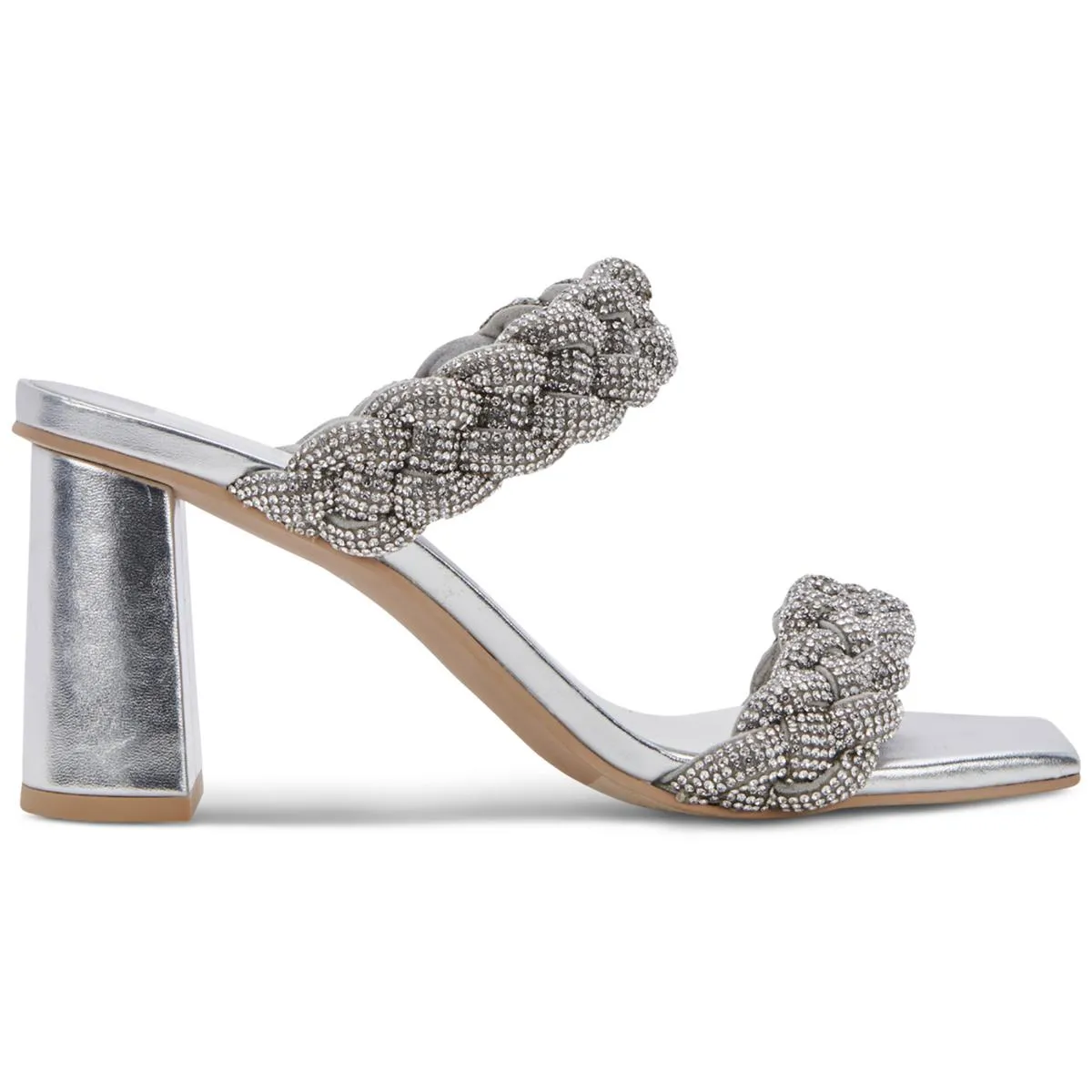 Dolce Vita Paily Women's Braided Faux Leather 2 Strap Dress Sandals