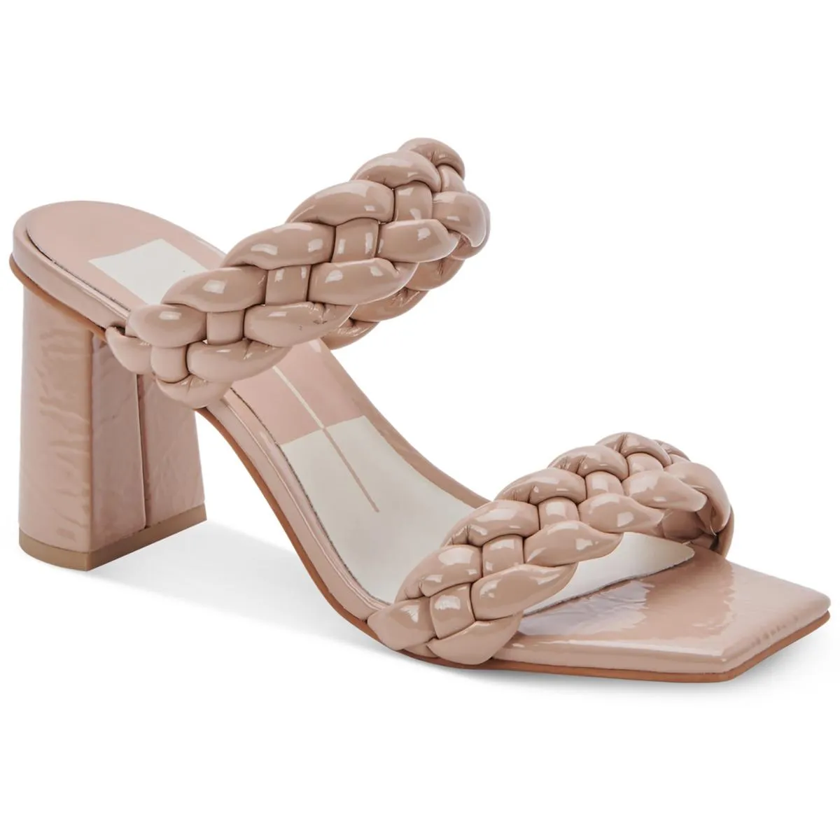 Dolce Vita Paily Women's Braided Faux Leather 2 Strap Dress Sandals