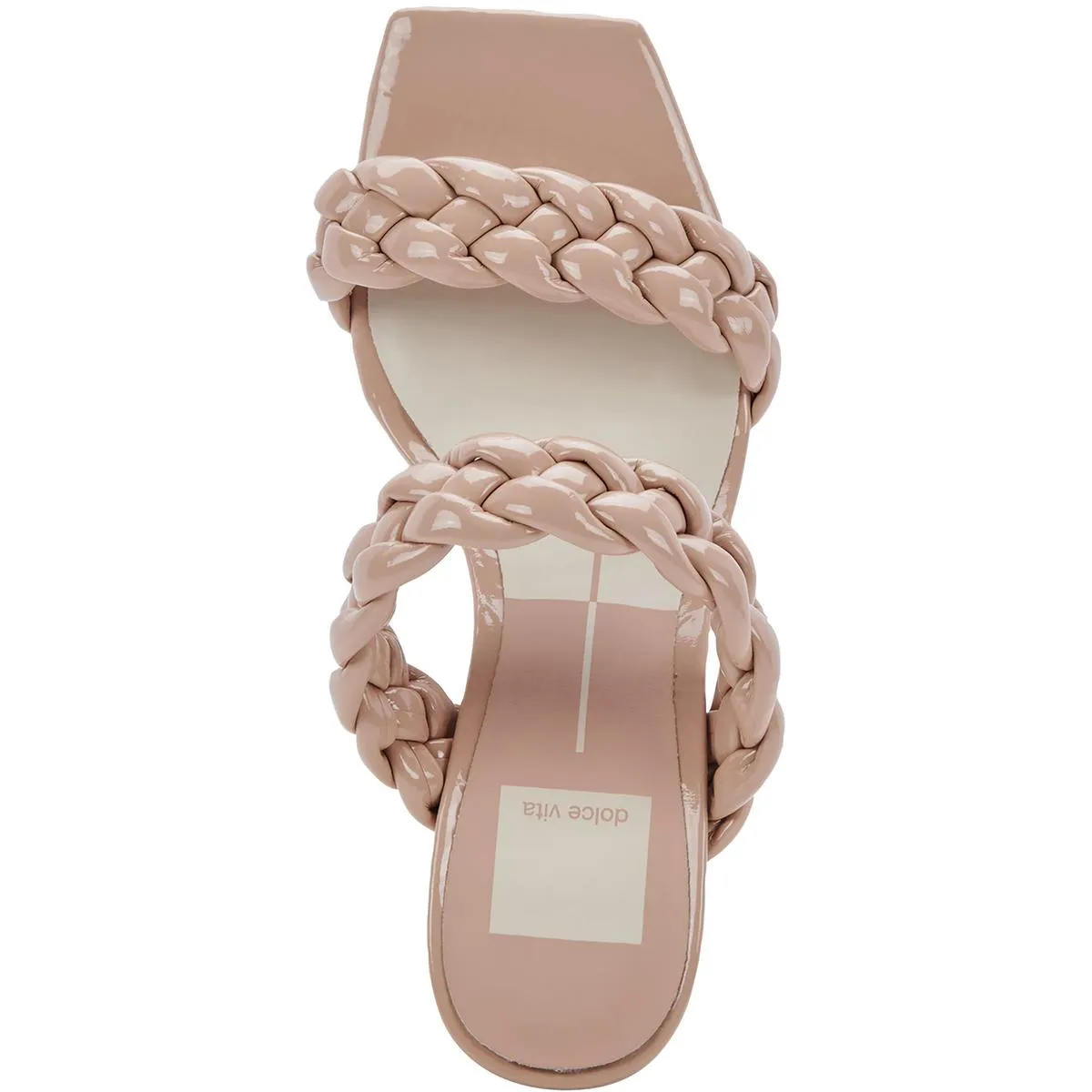 Dolce Vita Paily Women's Braided Faux Leather 2 Strap Dress Sandals