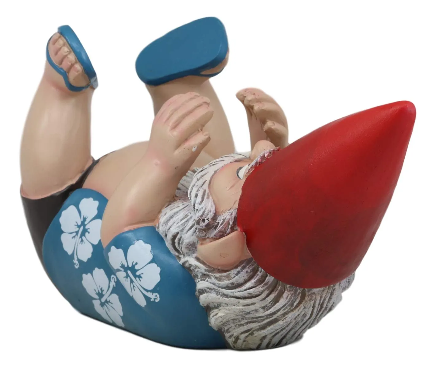 Ebros Summer Vacation Travelling Gnome With Sandal Flip Flops Wine Bottle Holder Decor