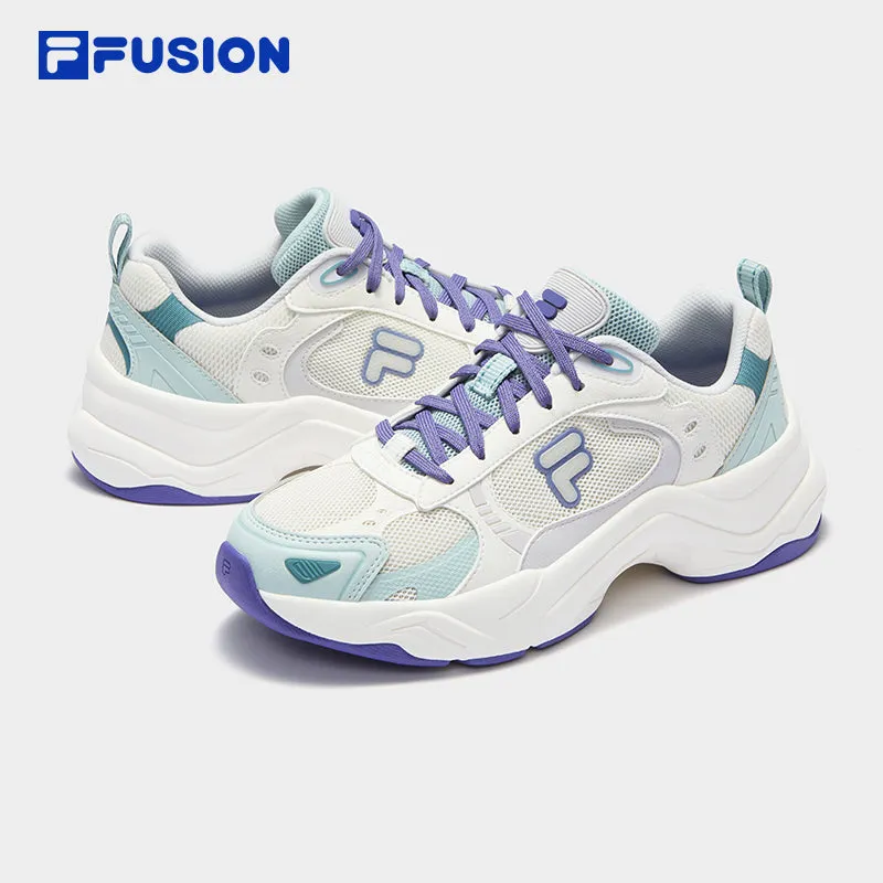 FILA FUSION UNIQUE Women Sneakers (Off white/ White-Light-Blue)