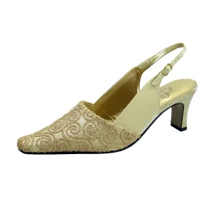 FLORAL Clover Women's Wide Width Dress Slingback Shoes