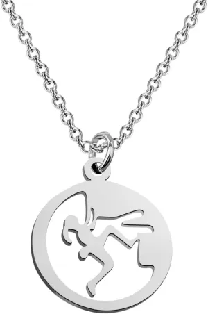 FUSTMW Climber Necklace Gift Climbing Necklace for Girls Climbing Lovers Gifts Climbing Pendant Jewelry
