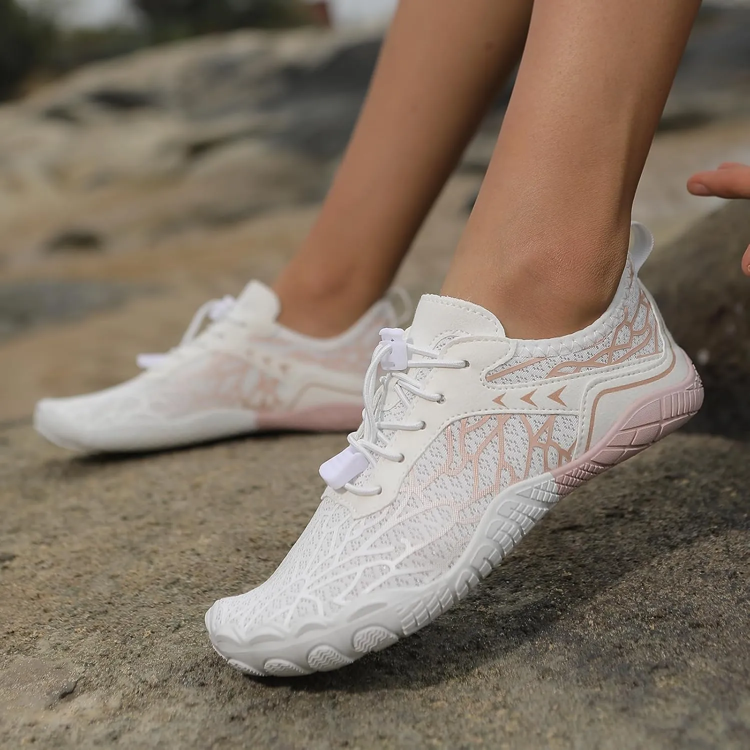 Grounded Barefoot Footwear for Women Men Pro Barefoot Shoes Hike Walking Quick-Dry Aqua Slip-on Sneaker Wide Toe Water Shoe Lightweight Breathable Shoes Waterproof Trail Running Healthy Sneaker