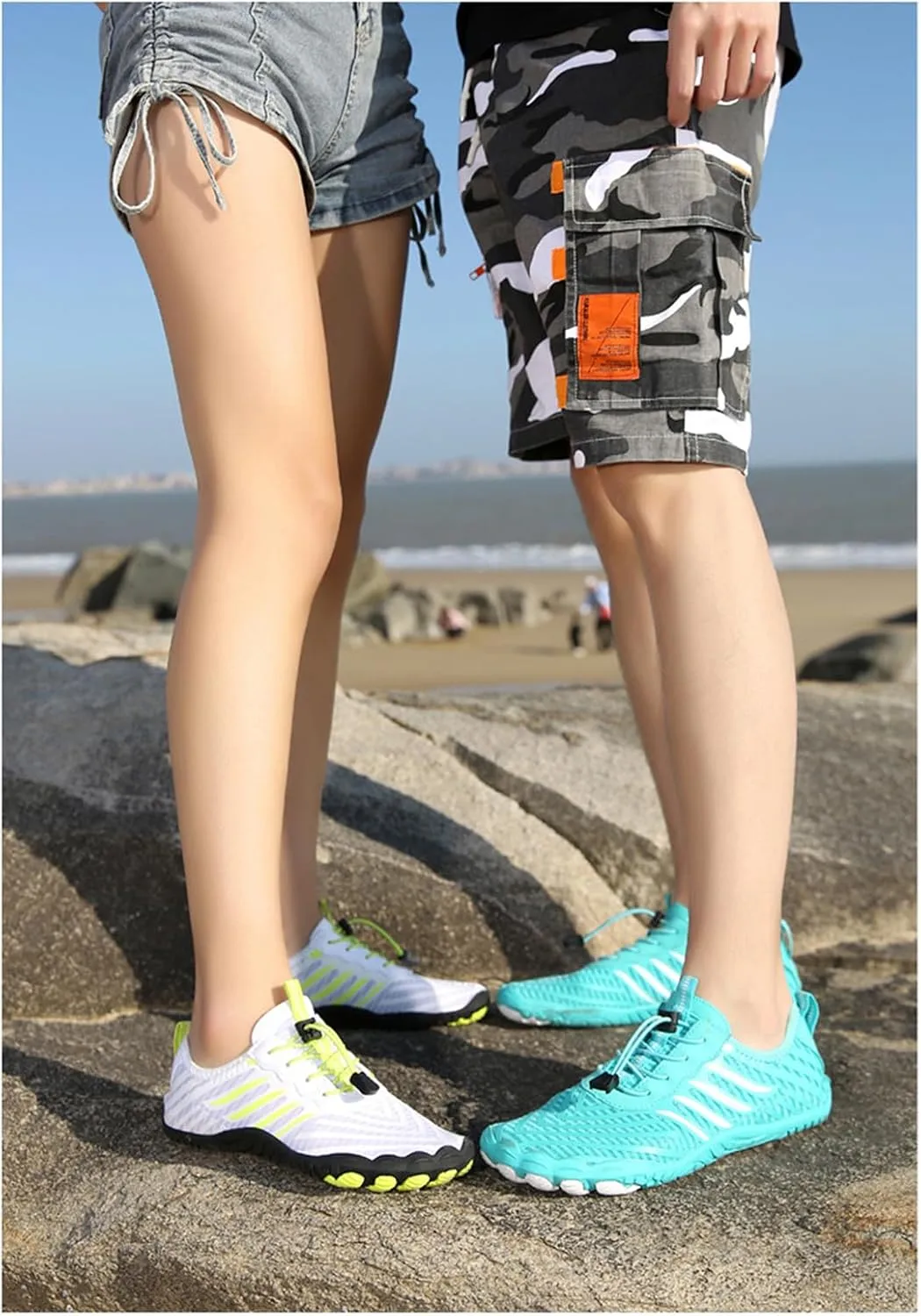 Grounded Footwear for Women Men Non-Slip Breathable Trail Athletic Footwear,Wide Toe Box Quick-Dry Swim Shoes,Lightweight Comfortable Water-Resistant Hiking Barefoot with Adjustable Shoelaces