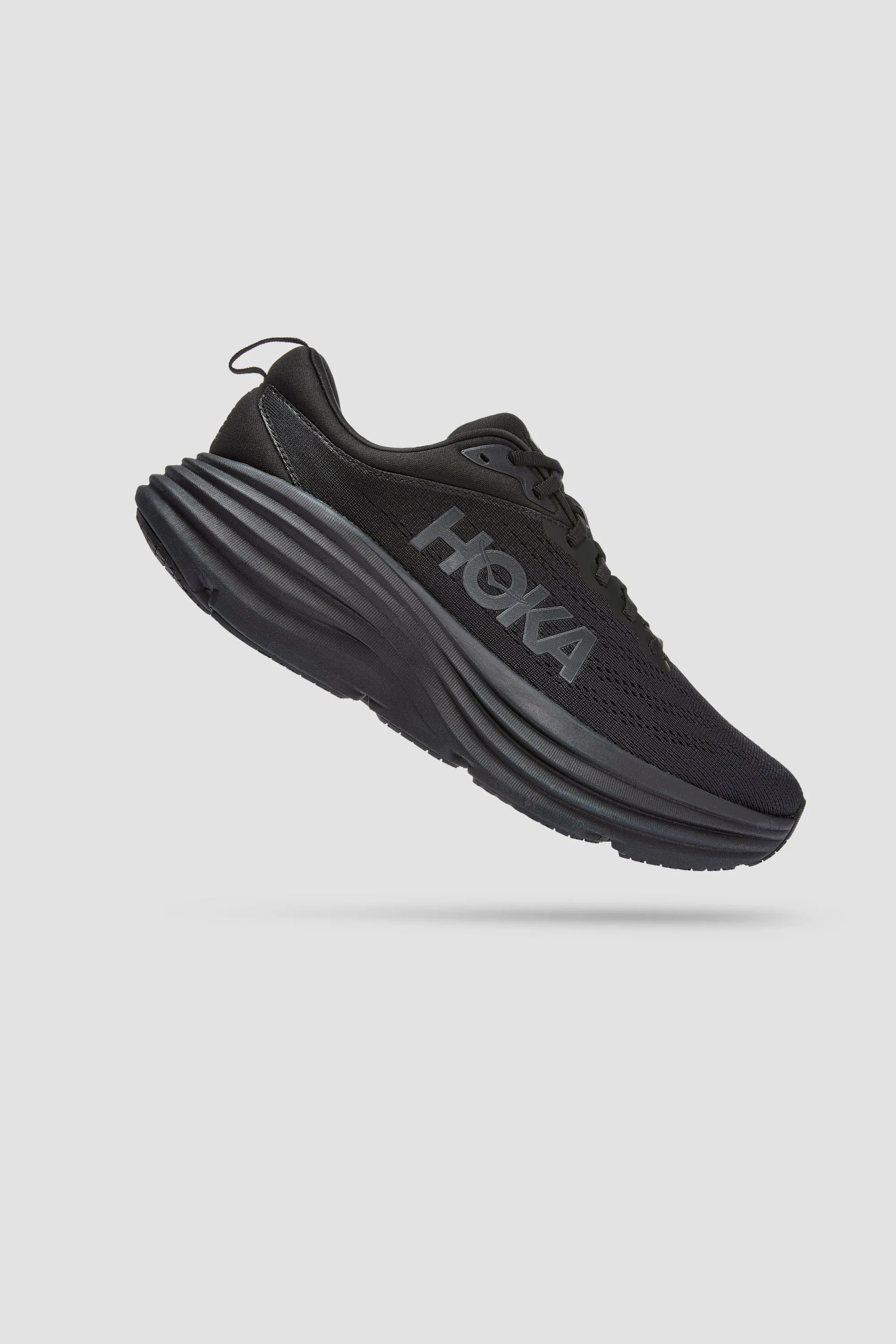 Hoka Women's Bondi 8 in Black/Black