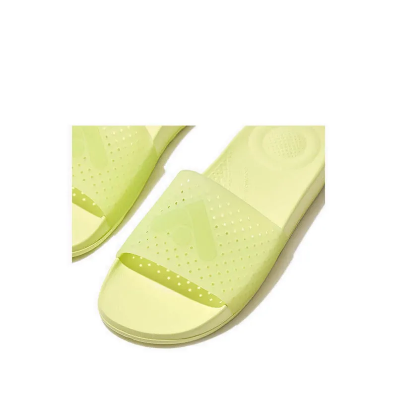 Iqushion Arrow Translucent Pool Slides Lime