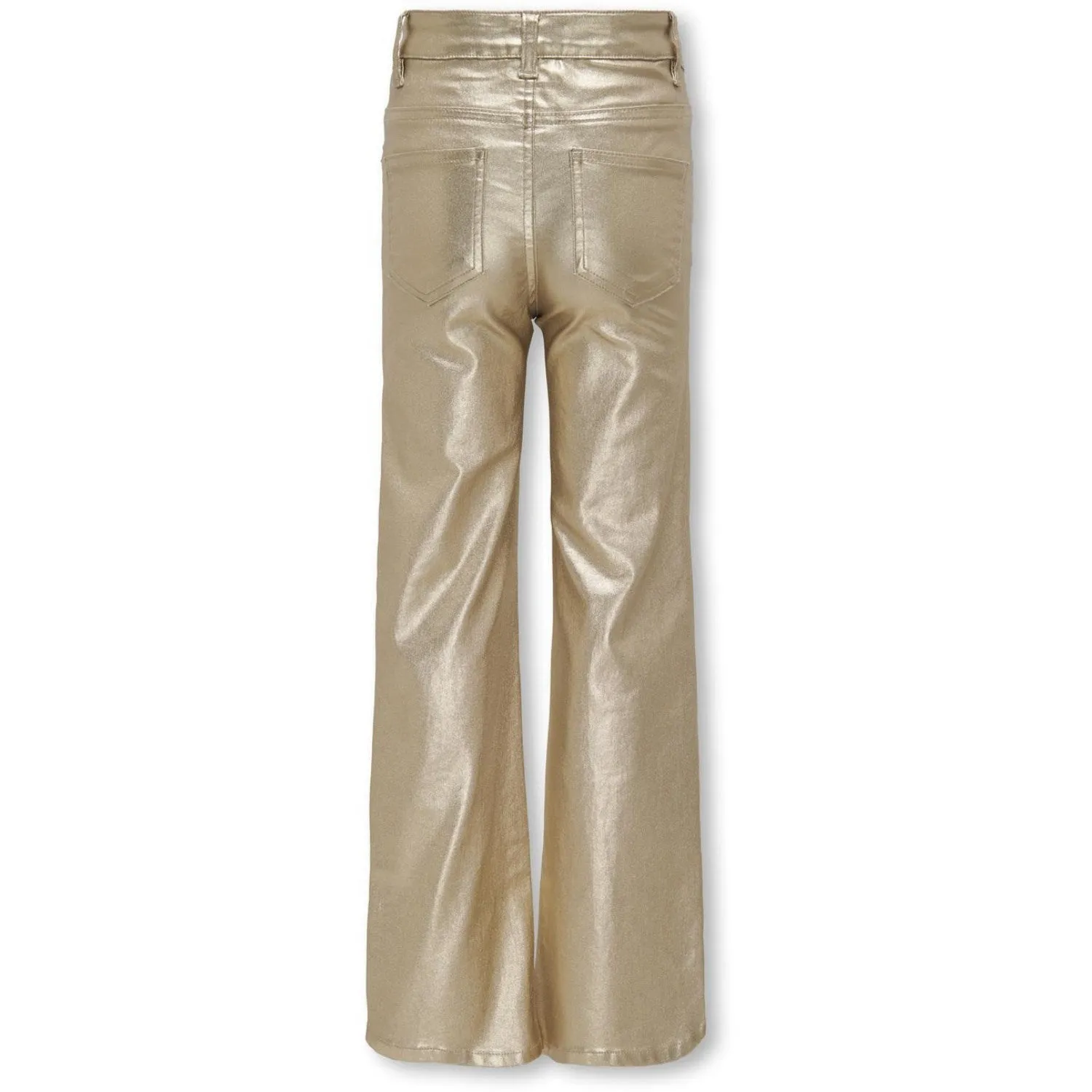kids ONLY Gold Colour Juicy Wide Metal Coated Bukser