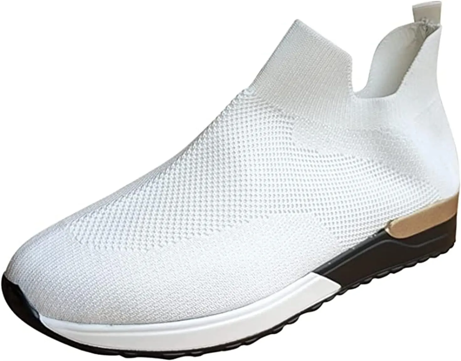 Ladmiple Walking Shoes Women Comfort Slip On Running Shoes Fashion Tennis Sport Gym Jogging Fitness Athletic Sneakers