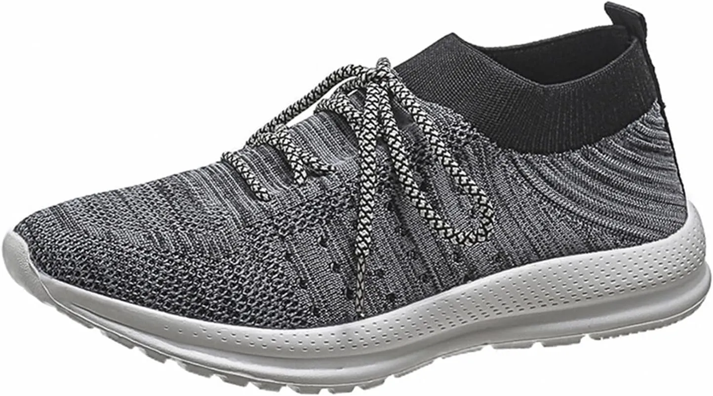 Ladmiple Walking Shoes Women Slip On Lightweight Sneakers Tennis Shoes Comfortable Workout Gym Running Athletic Shoes