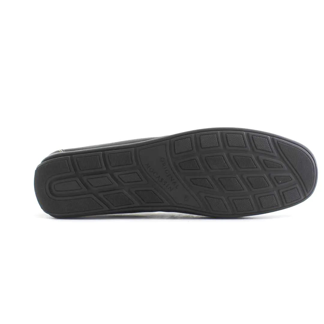 Leather Moccasins - Rubber Soled Driving Loafers