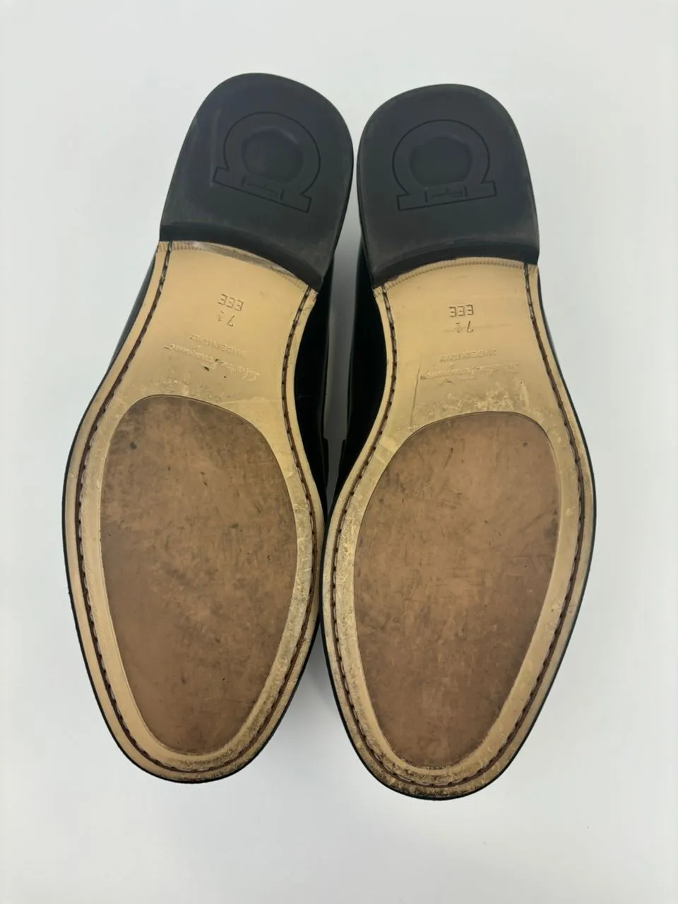 Mathias Leather Gancini Loafers