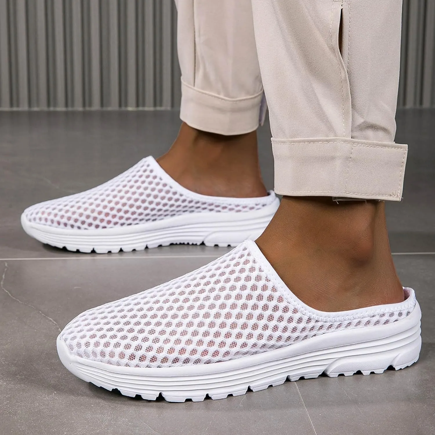 Men's Fashion Sneakers Unisex Lazy Slip On Casual and Comfortable Slippers for Men and Women