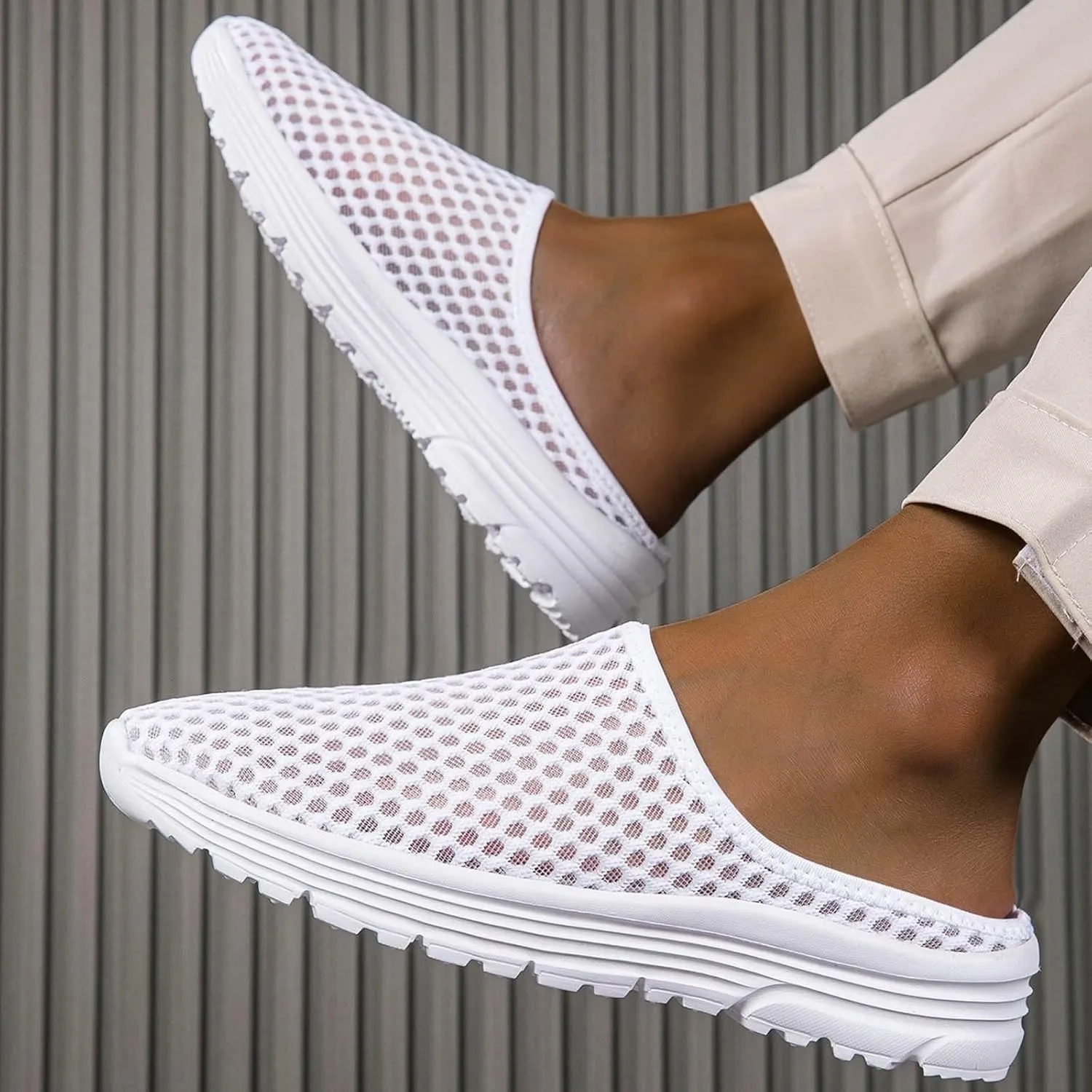 Men's Fashion Sneakers Unisex Lazy Slip On Casual and Comfortable Slippers for Men and Women