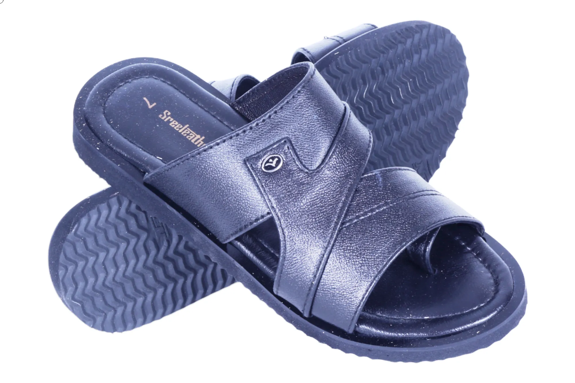 Mens Leather Chappal 28172