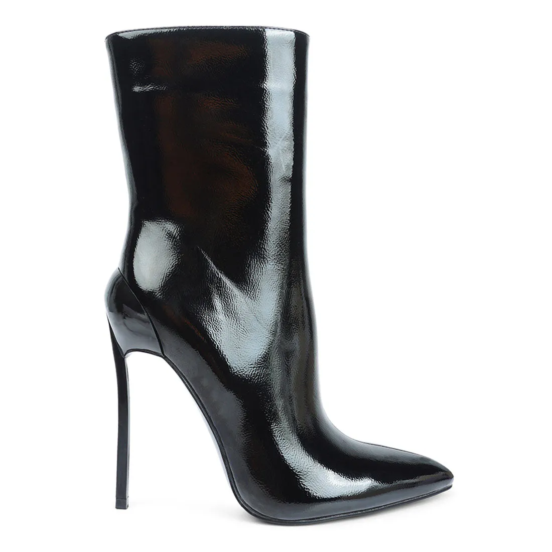 Mercury Patent High Heeled Ankle Boot