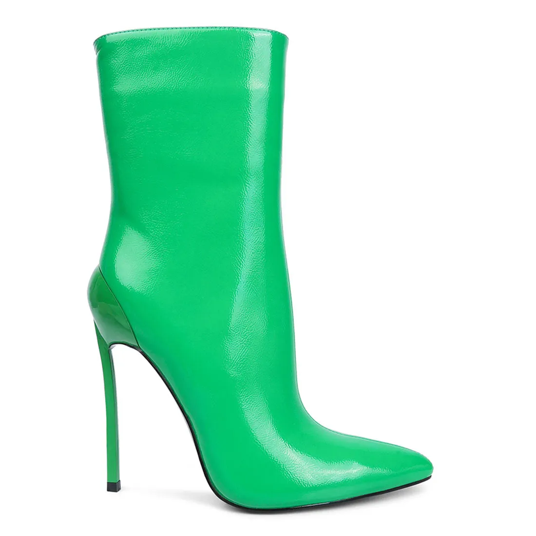 Mercury Patent High Heeled Ankle Boot