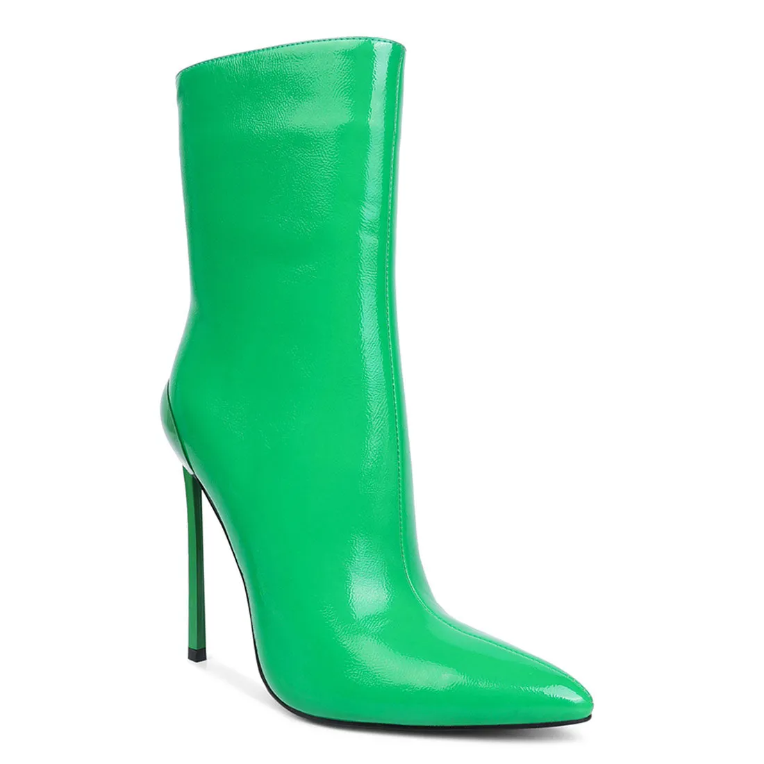 Mercury Patent High Heeled Ankle Boot