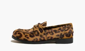 Miu Miu Leather Loafers "Leopard"