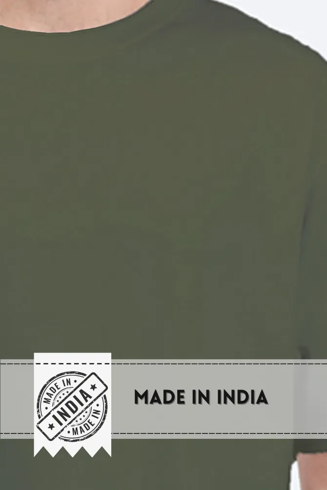 Olive Green Oversized T-shirt for men