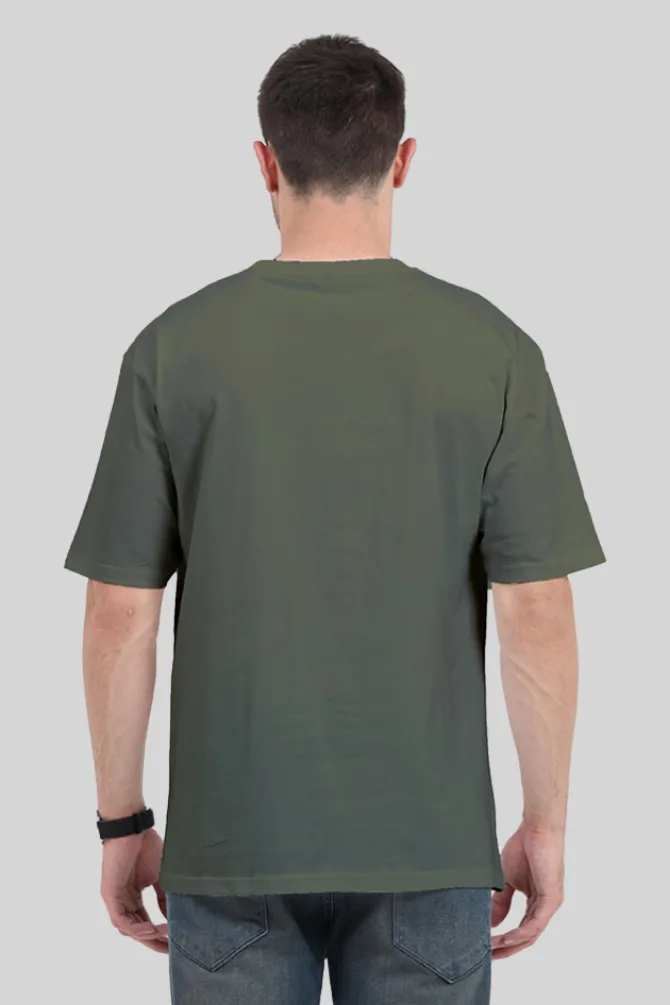 Olive Green Oversized T-shirt for men