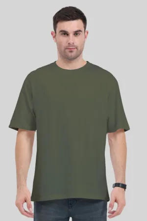 Olive Green Oversized T-shirt for men