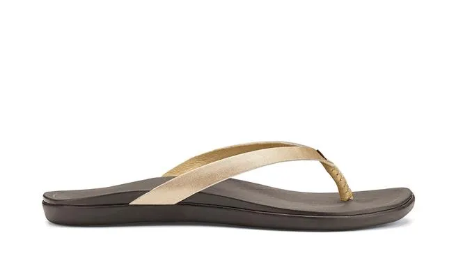 Olukai Ho Opio Leather Womens Sandal