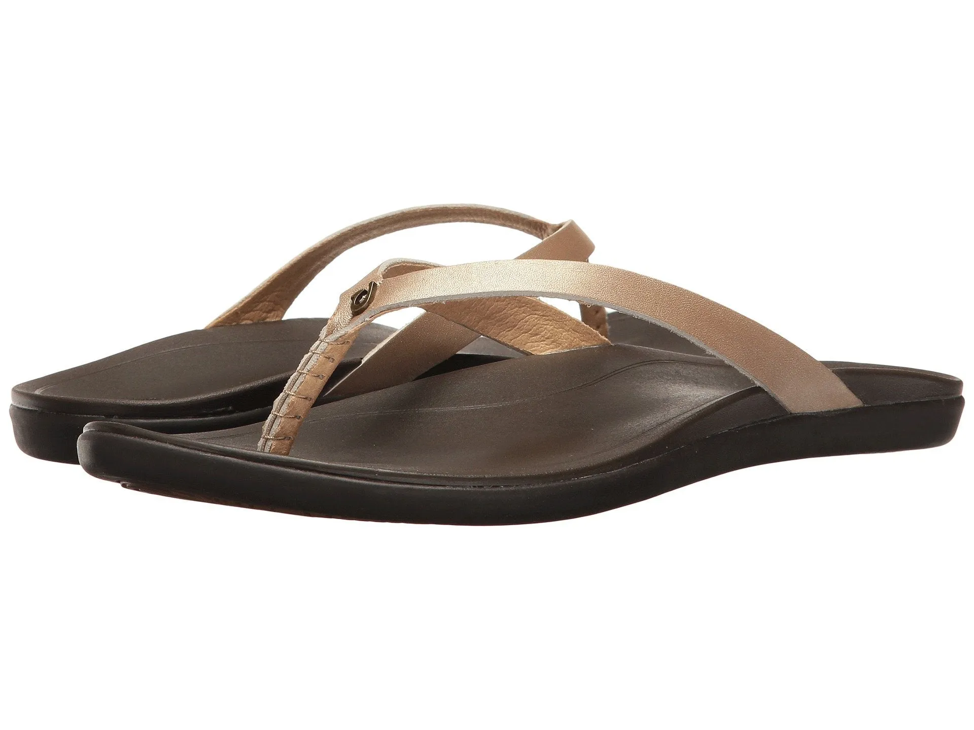 Olukai Ho Opio Leather Womens Sandal