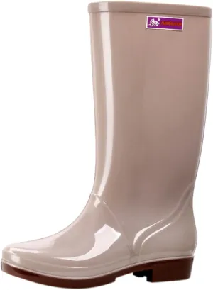 Rain Boots Women Tall Mens Grounded Footwear Small Heel Booties Non Slip Work Barefoot Shoes Women's Rain Boots Waterproof Garden Shoes Womens Hiking Boots