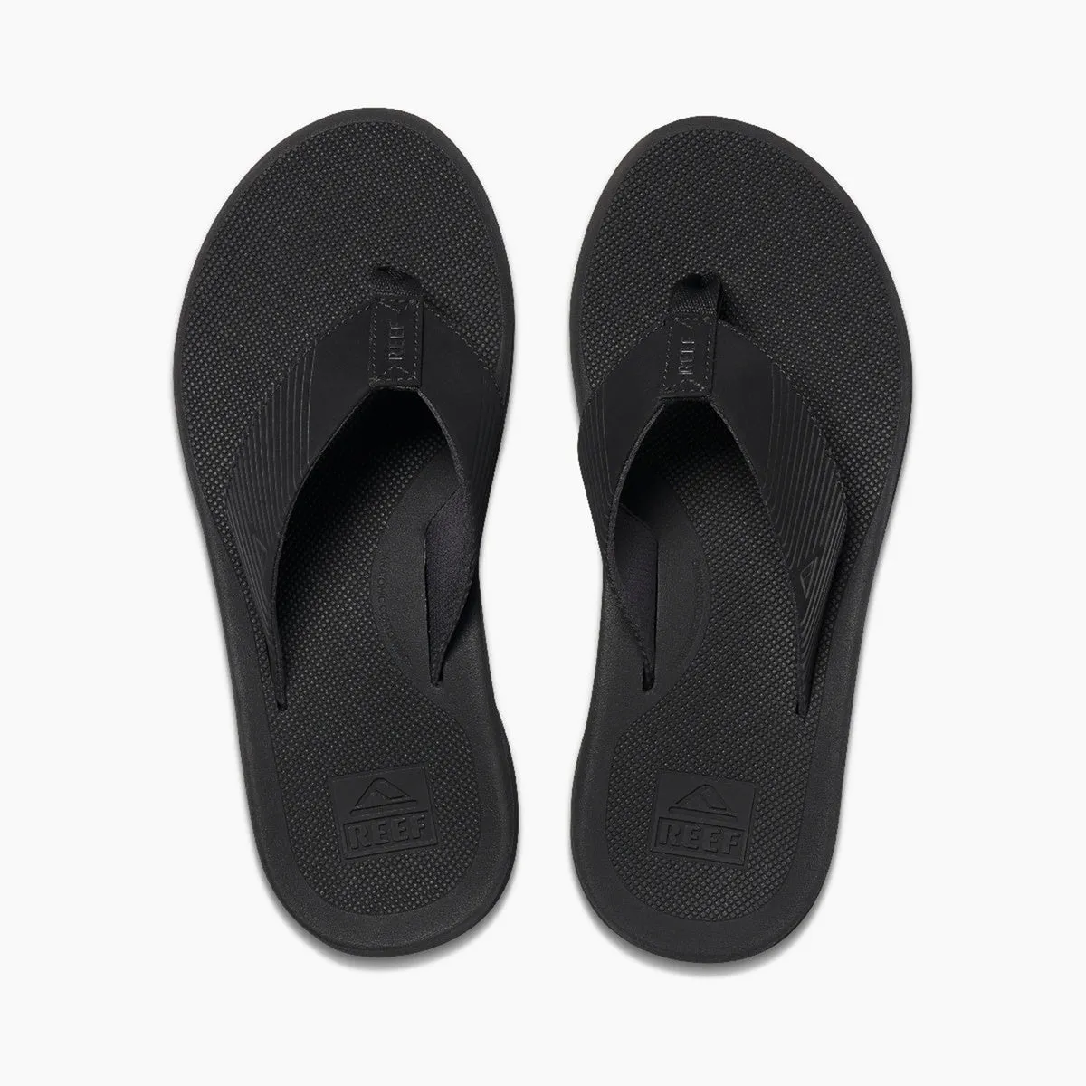 Reef Mens Phantom II Flip Flops - Black/Black
