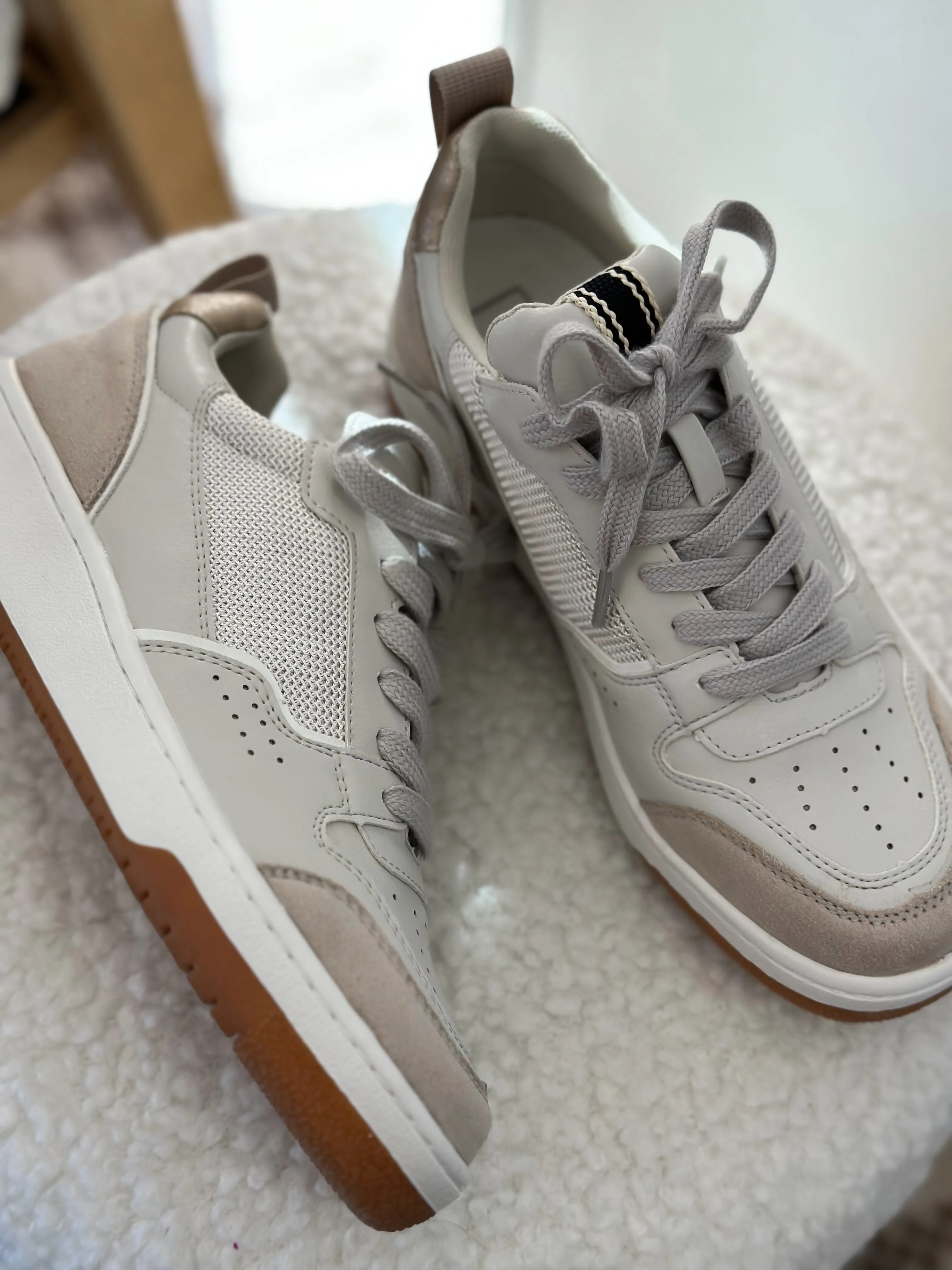 Romi Taupe Suede Sneakers