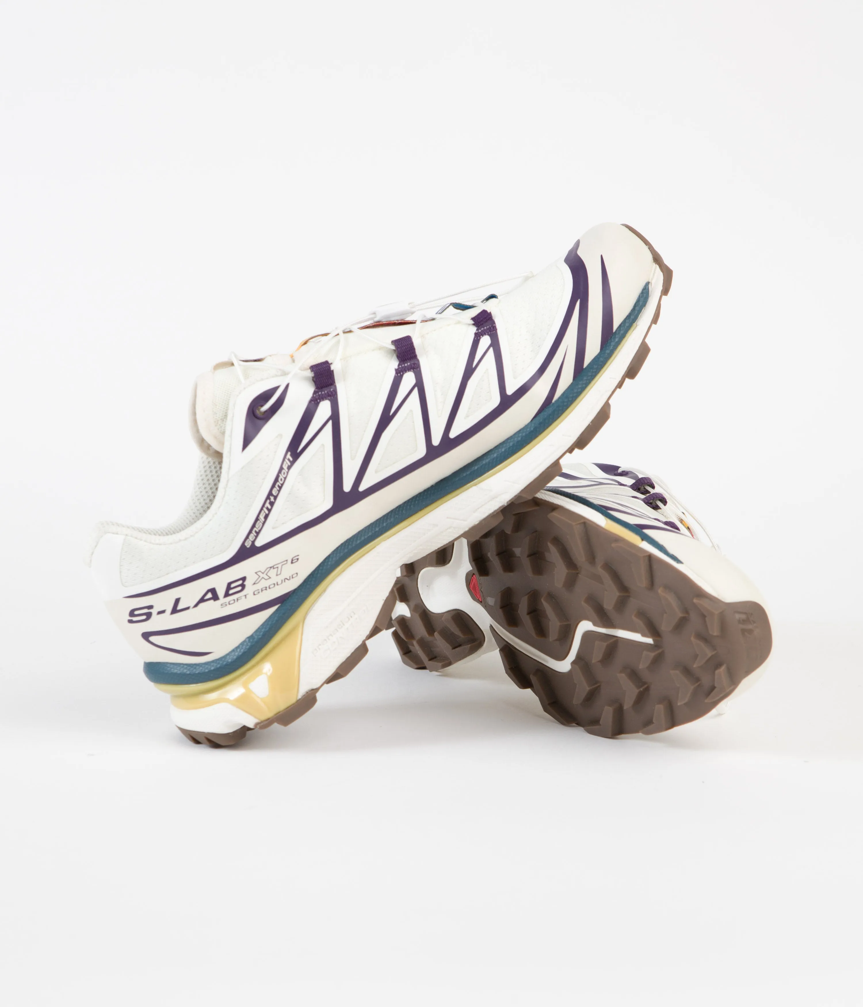 Salomon XT-6 Shoes - Vanilla / Rainy Day / Grape