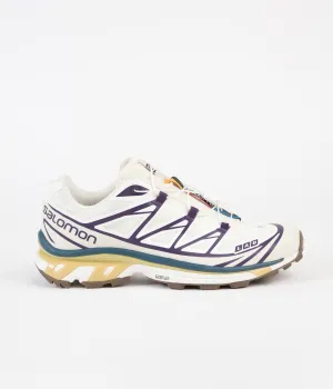 Salomon XT-6 Shoes - Vanilla / Rainy Day / Grape