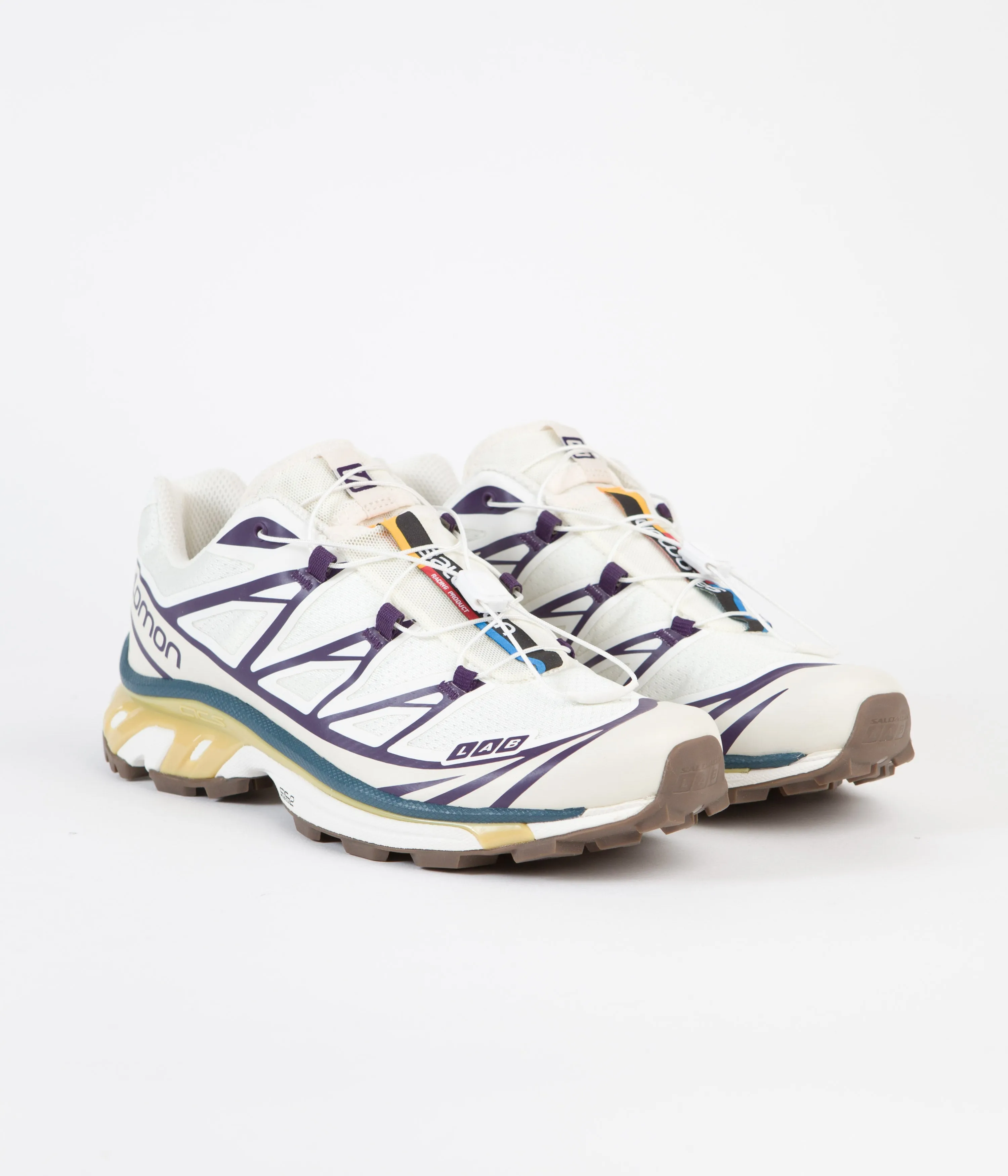 Salomon XT-6 Shoes - Vanilla / Rainy Day / Grape