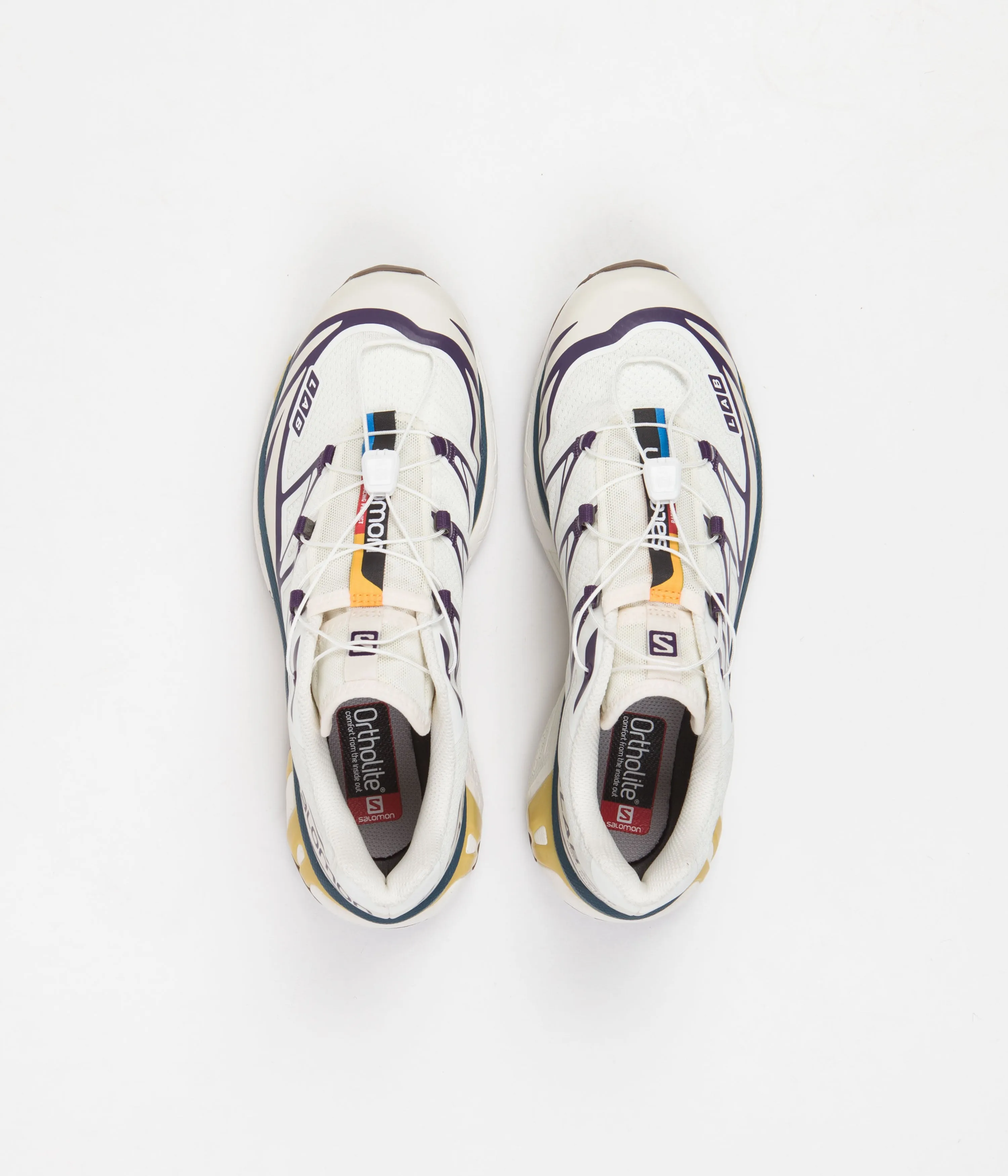 Salomon XT-6 Shoes - Vanilla / Rainy Day / Grape